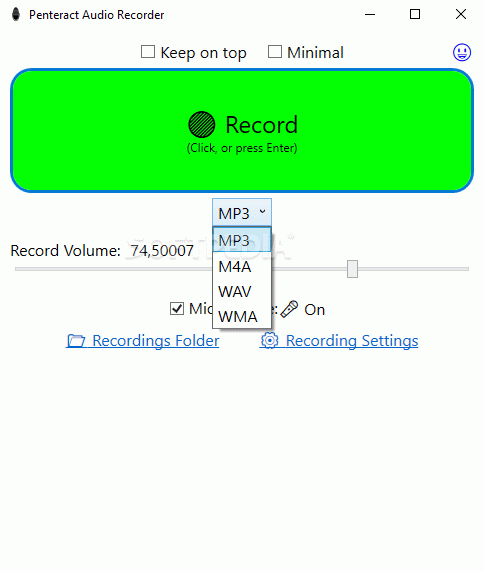 Penteract Audio Recorder