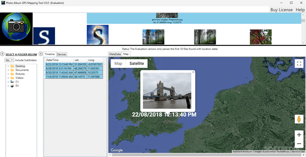 Photo Album GPS Mapping Tool