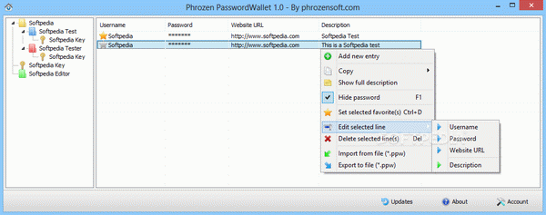 Phrozen PasswordWallet