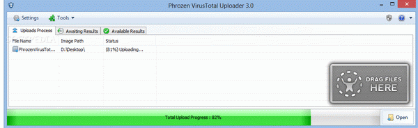 PhrozenSoft VirusTotal Uploader
