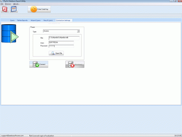 Physis Database Export Utility