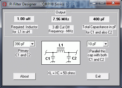 Pi Filter Designer