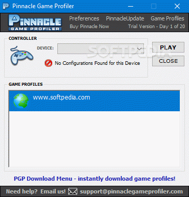 Pinnacle Game Profiler