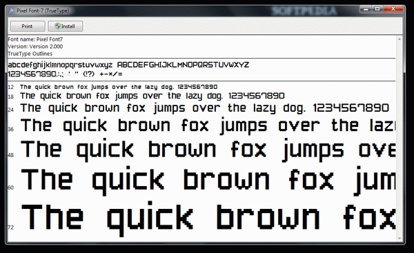 Pixel Font-7