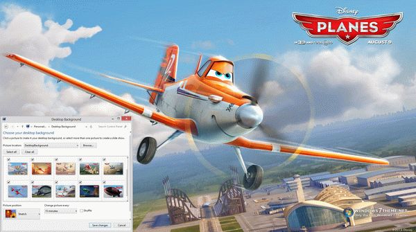 Planes Movie Windows 7 Theme