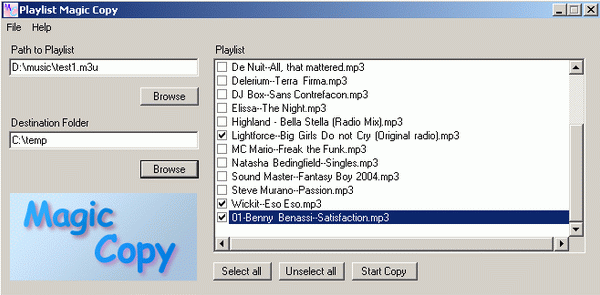 Playlist Magic Copy