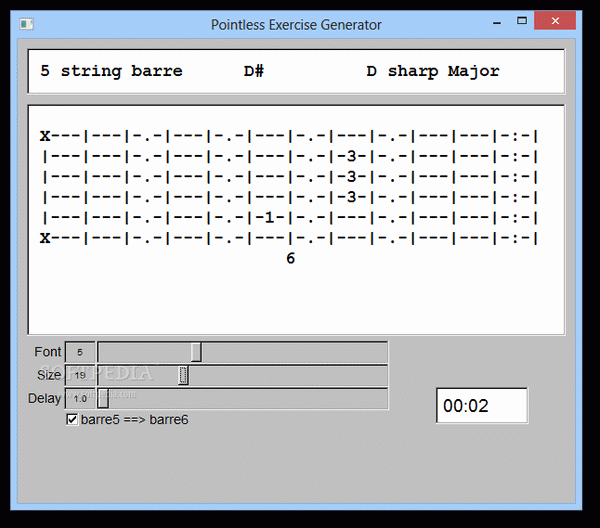 Pointless Exercise Generator