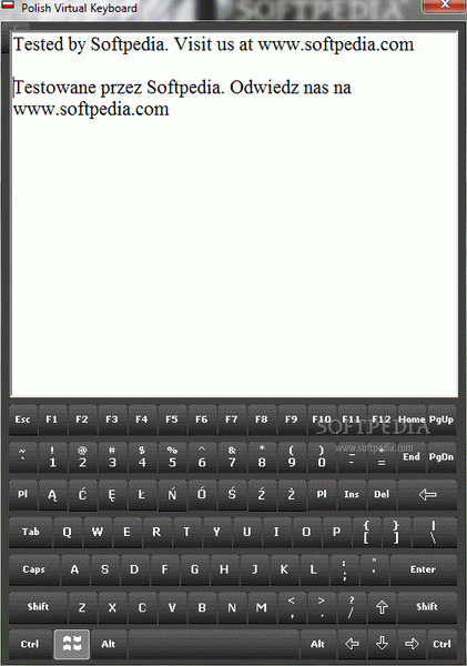 Polish Virtual Keyboard