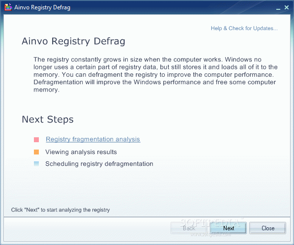 Portable Ainvo Registry Defrag