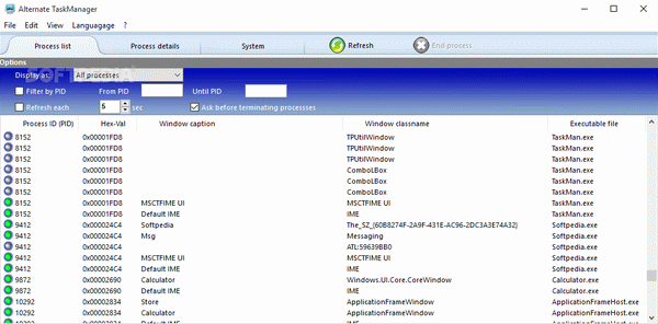 Portable Alternate Task Manager