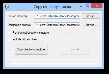 Portable Copy directory structure