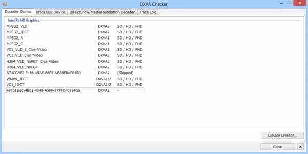 Portable DXVA Checker