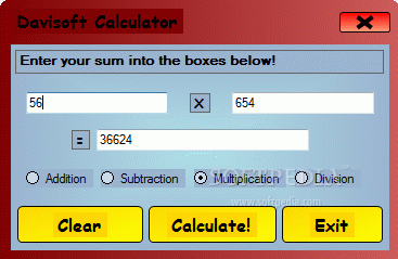 Portable Davisoft Calculator