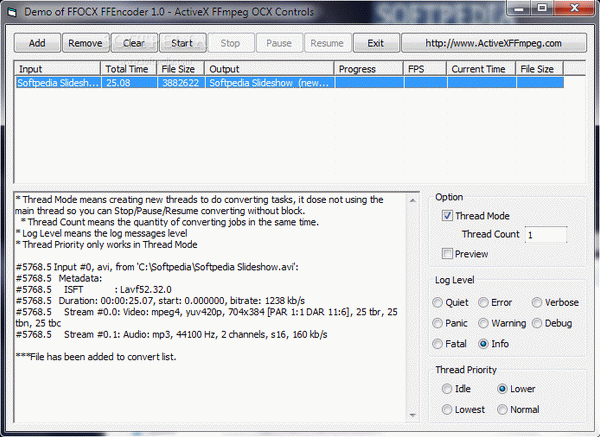 Portable FFOCX - ActiveX FFmpeg OCX Controls