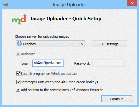 Portable Image Uploader