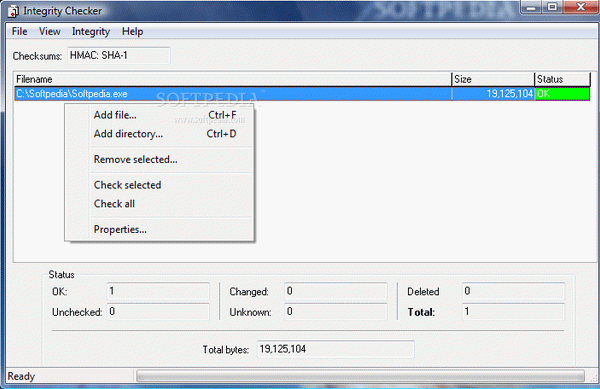 Portable Integrity Checker