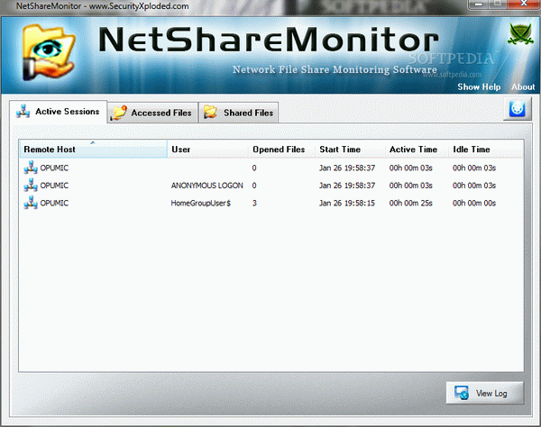 Portable NetShareMonitor