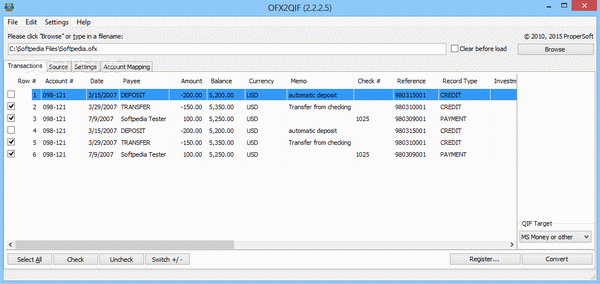 Portable OFX2QIF