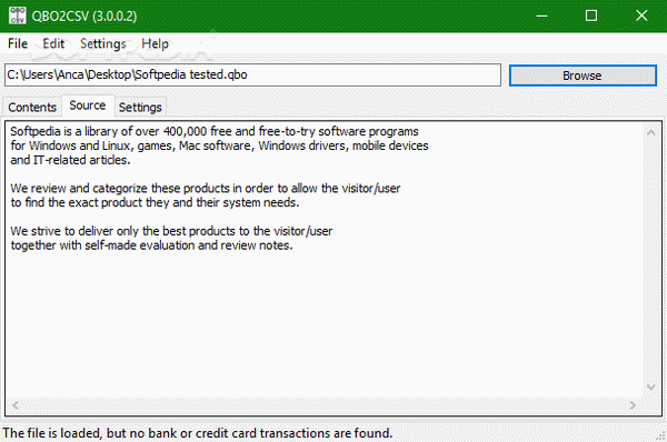 Portable QBO2CSV