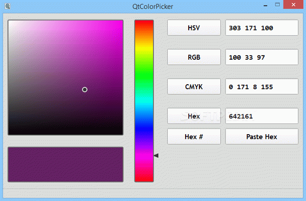 Portable QtColorPicker