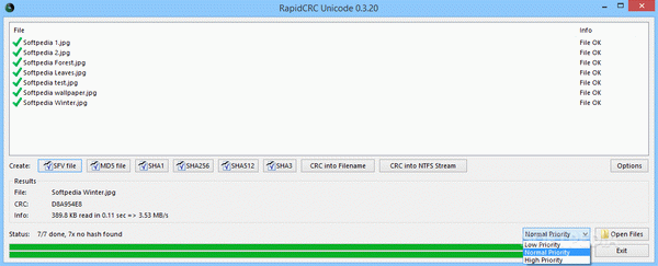 Portable RapidCRC Unicode