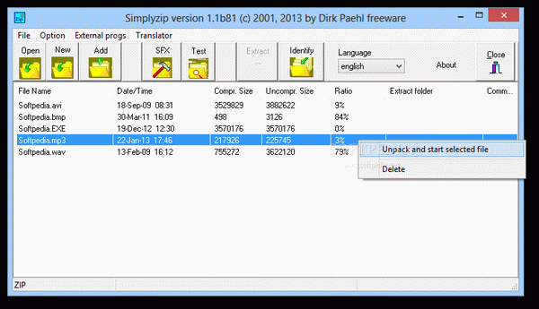 Portable Simplyzip