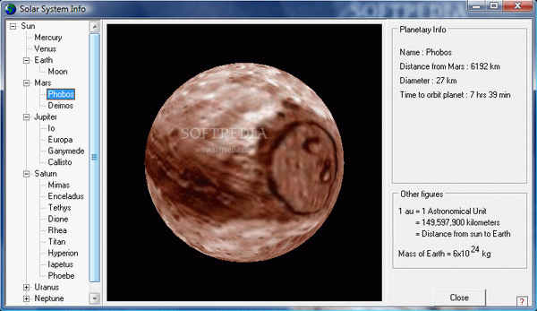 Portable Solar System Information