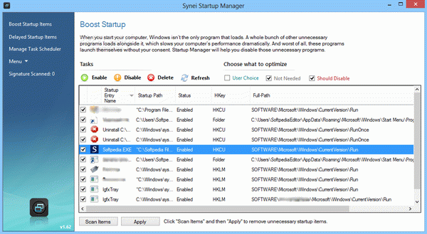 Portable Synei Startup Manager