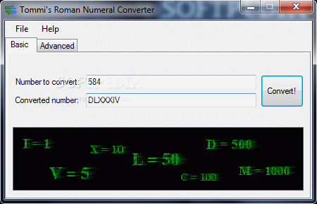 Portable Tommi's Roman Numeral Converter