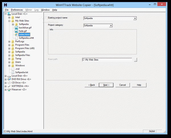 Portable WinHTTrack Website Copier