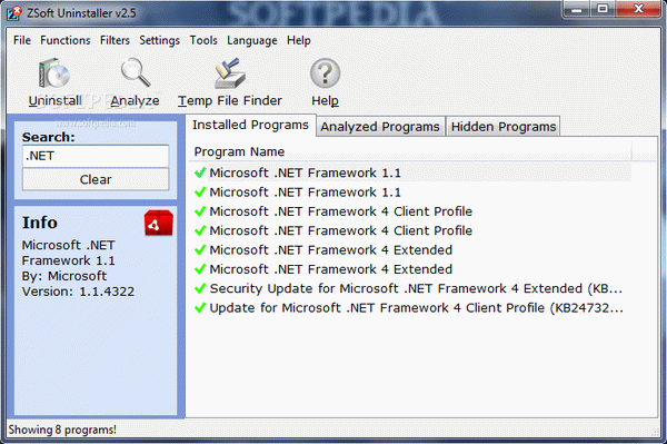 Portable ZSoft Uninstaller