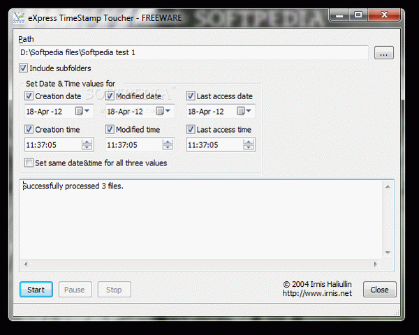 Portable eXpress TimeStamp Toucher