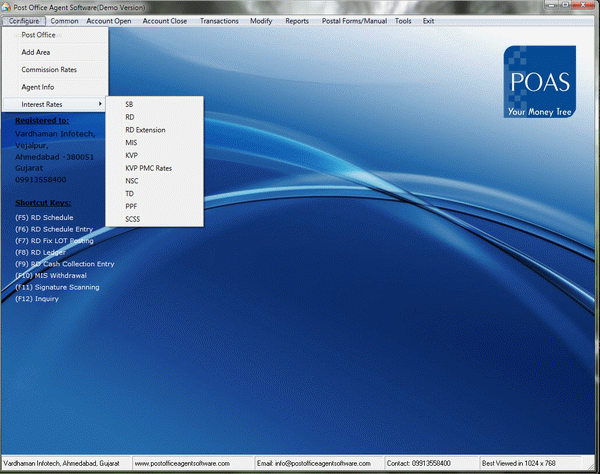 Post Office Agent Software