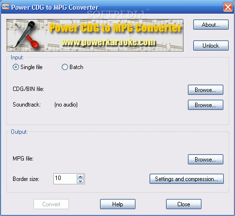 Power CDG to MPG Converter