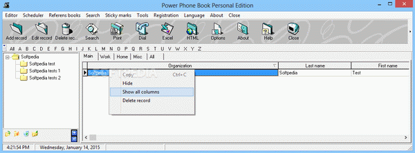 Power Phone Book Personal Edition [DISCOUNT: 5% OFF!]