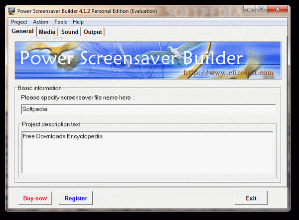 Power Screensaver Builder Personal Edition
