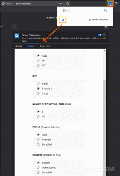 Power Thesaurus for Firefox