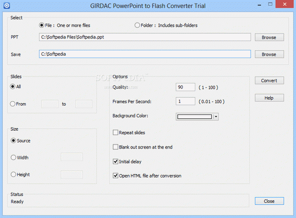 PowerPoint to Flash Converter