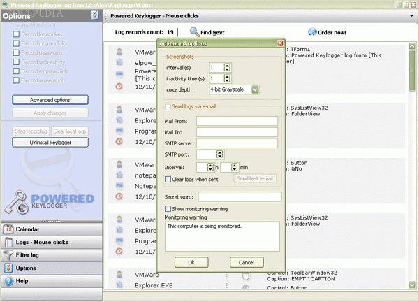 Powered Keylogger