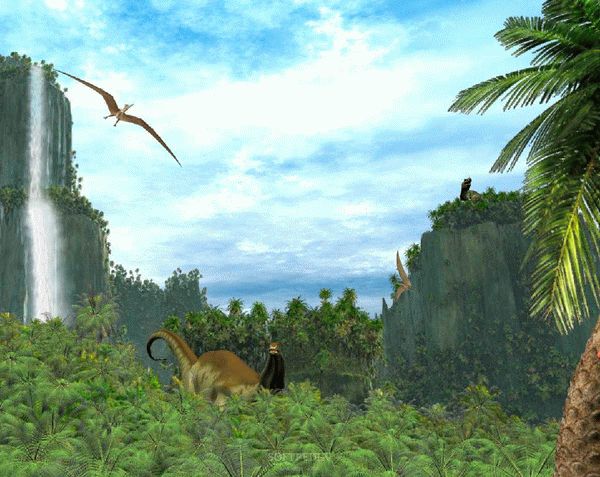 Prehistoric Valley Animated Wallpaper