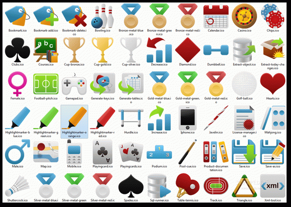 Pretty Office Icon Set Part 7