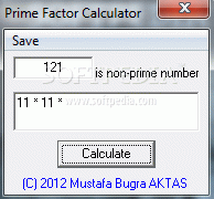 Prime Factor Calculator