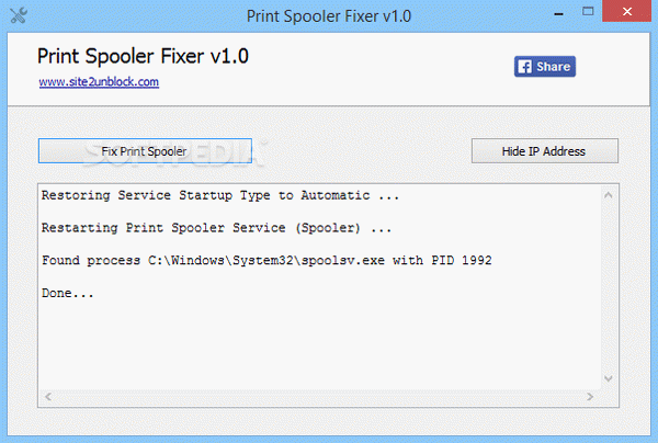 Print Spooler Fixer