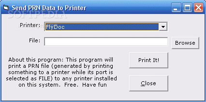 PrintPRNtoPrinter