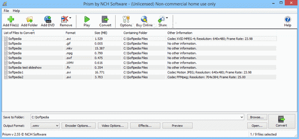 Prism Video File Converter