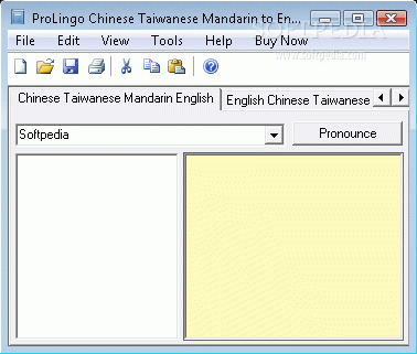 ProLingo Chinese Taiwanese Mandarin English Dictionary