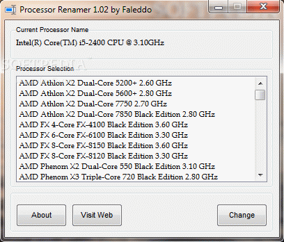 Processor Renamer