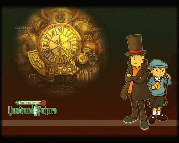 Professor Layton And The Unwound Future Screensaver