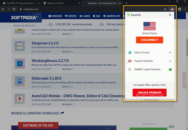 PureVPN for Chrome