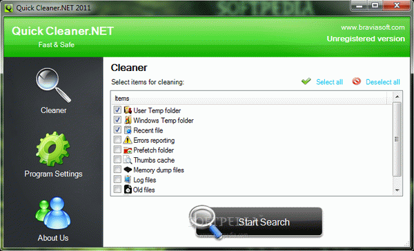 Quick Cleaner.NET